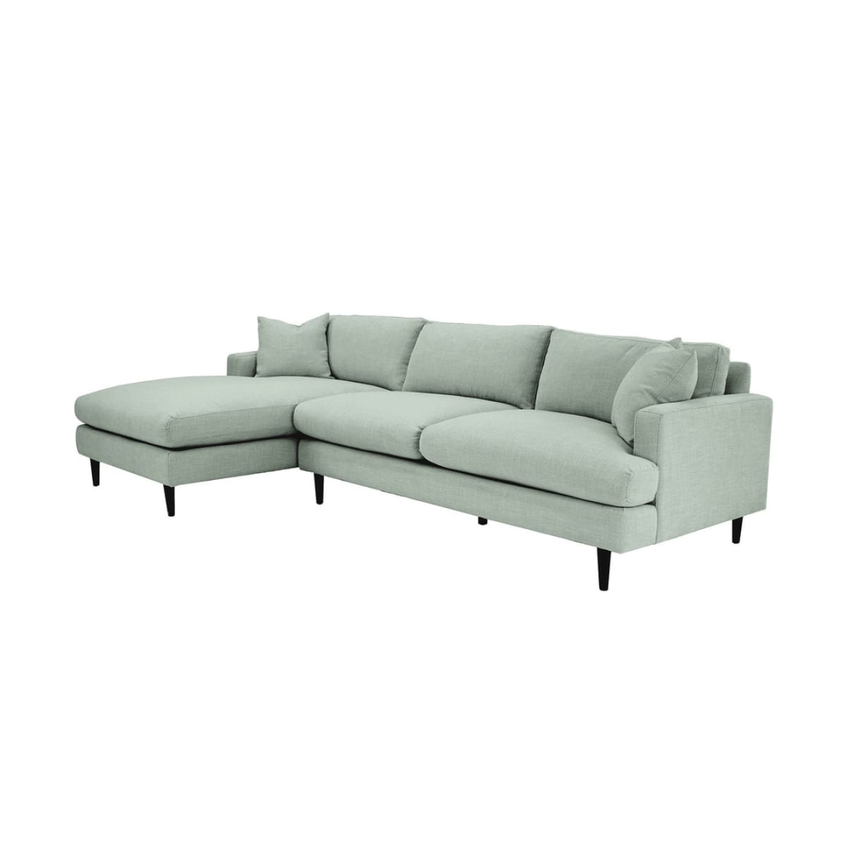 Martha Left Sectional Sofa - Beach Seaglass - lh-import-sectionals