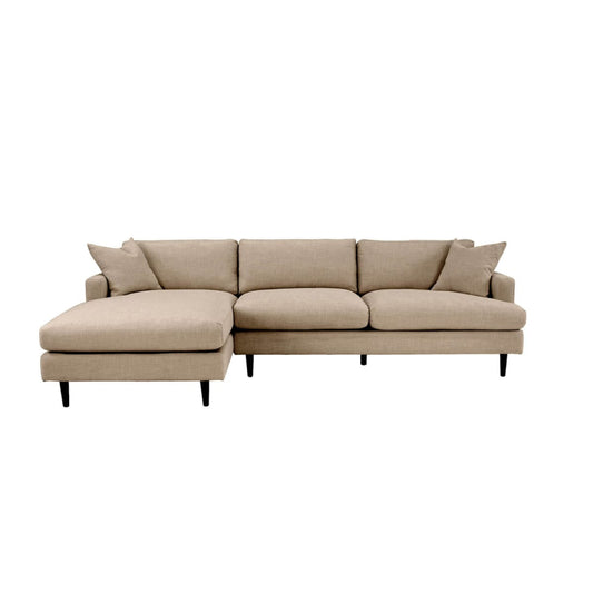 Martha Left Sectional Sofa - Beach Toast - lh-import-sectionals