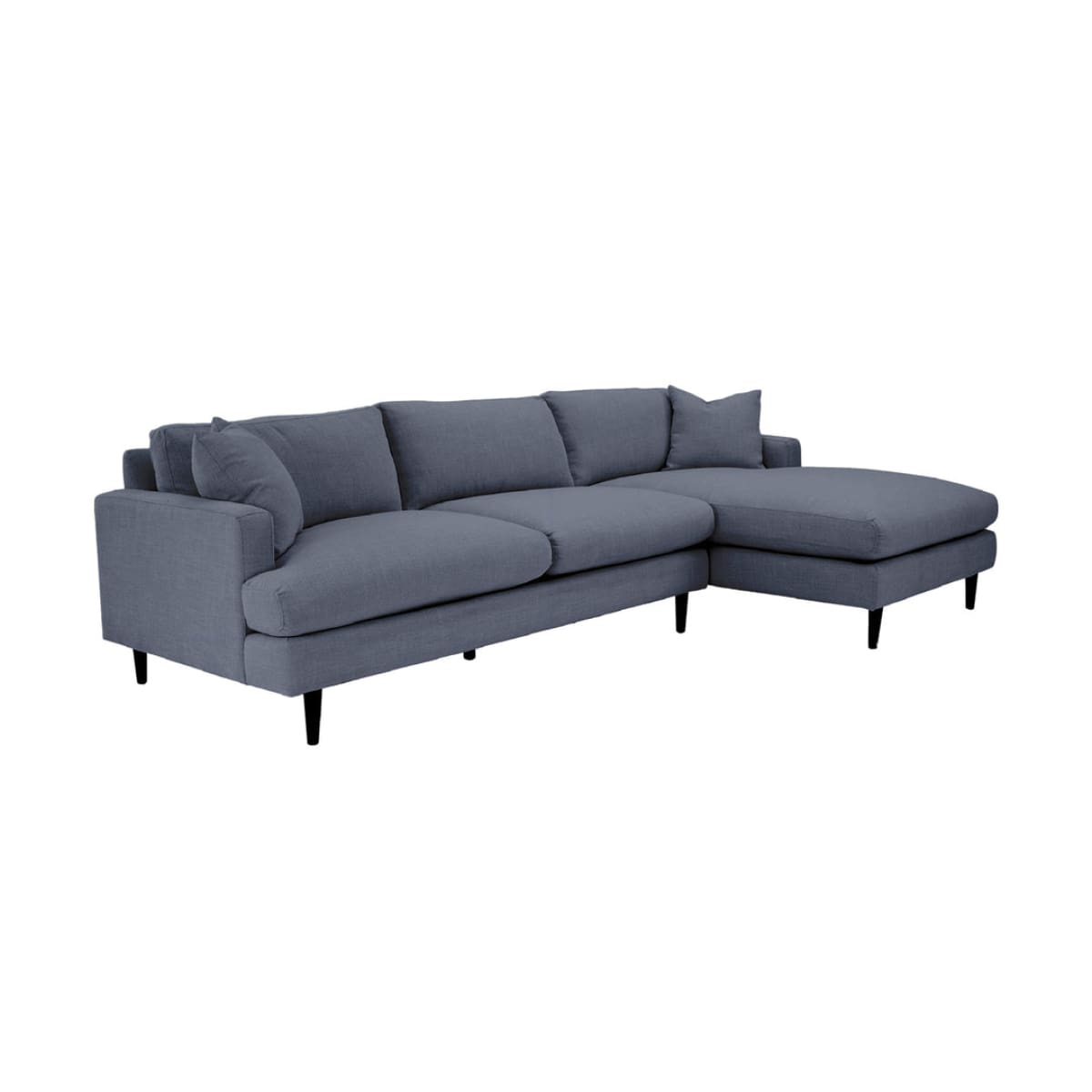 Martha Right Sectional Sofa - Beach Indigo - lh-import-sectionals