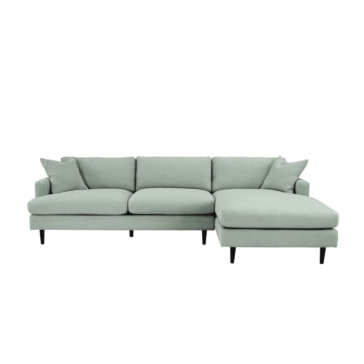 Martha Right Sectional Sofa - Beach Seaglass - lh-import-sectionals