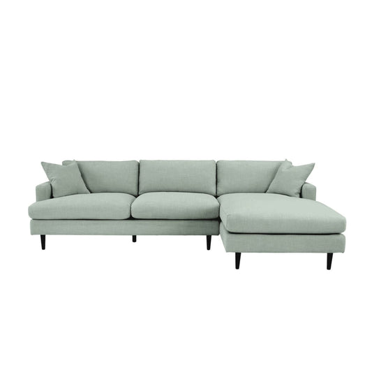 Martha Right Sectional Sofa - Beach Seaglass - lh-import-sectionals