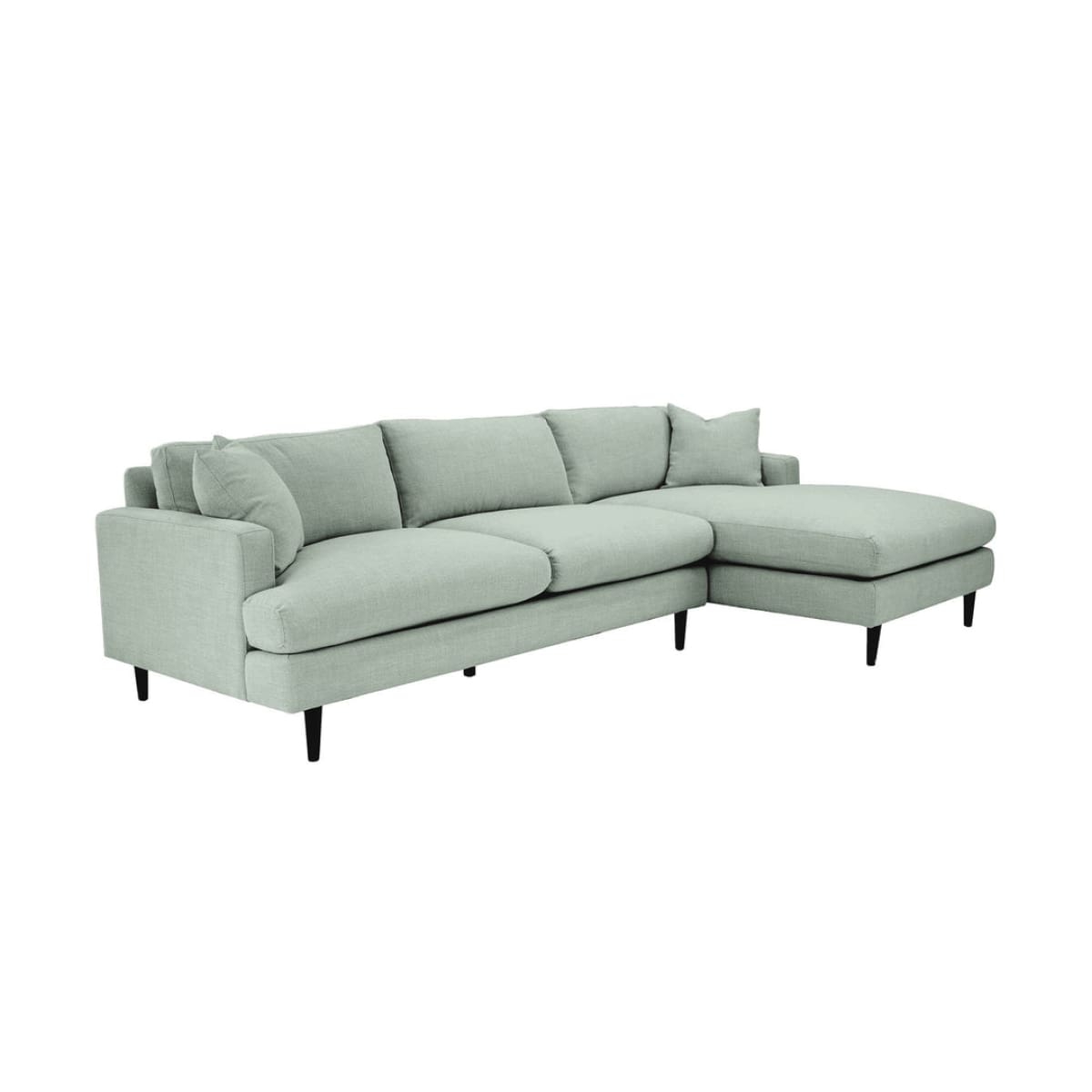 Martha Right Sectional Sofa - Beach Seaglass - lh-import-sectionals