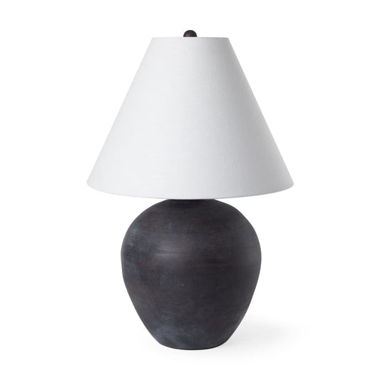 Marvin Table Lamp Black Ceramic - table-lamps