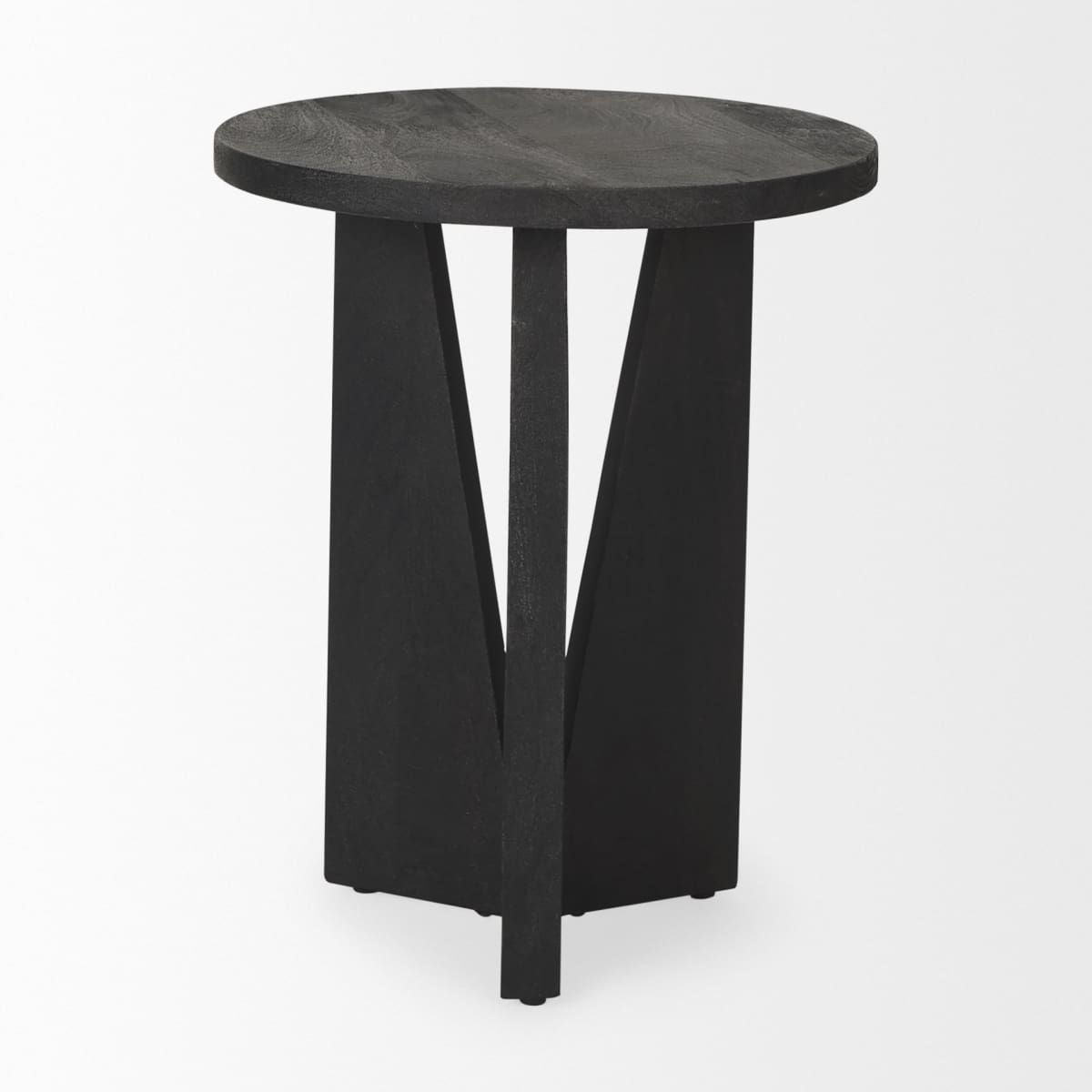 Mattius Accent Table Black Wood - accent-tables