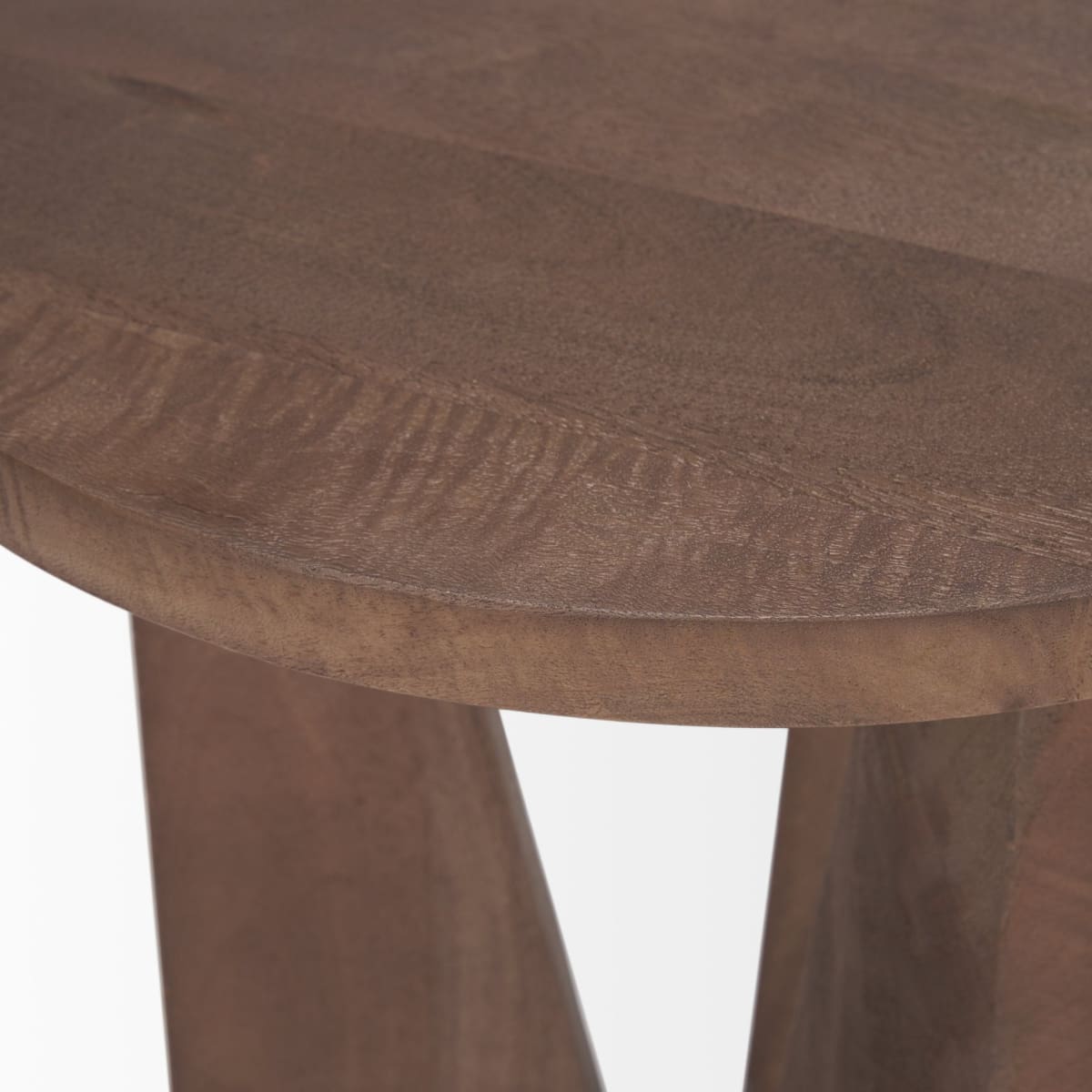 Mattius Accent Table Medium Brown Wood - accent-tables