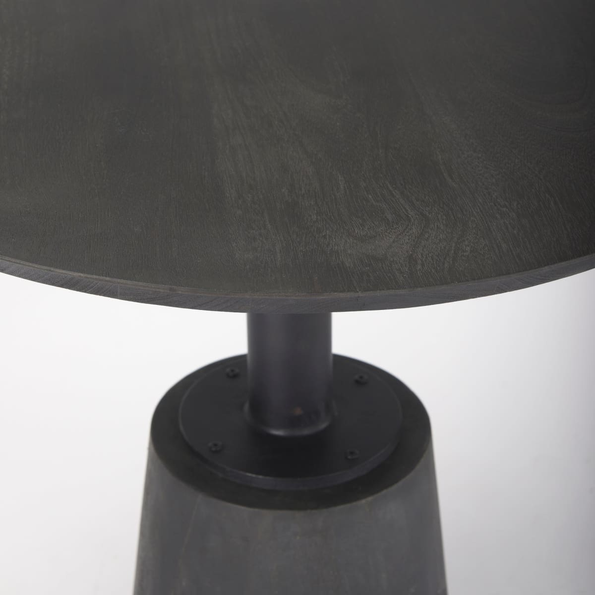 Maxwell Bistro Table Black-Brown Wood - dining-table