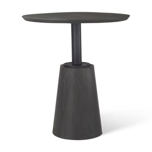 Maxwell Bistro Table Black-Brown Wood - dining-table