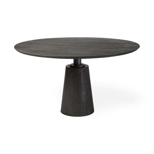 Maxwell Dining Table Dark Brown Wood - dining-table