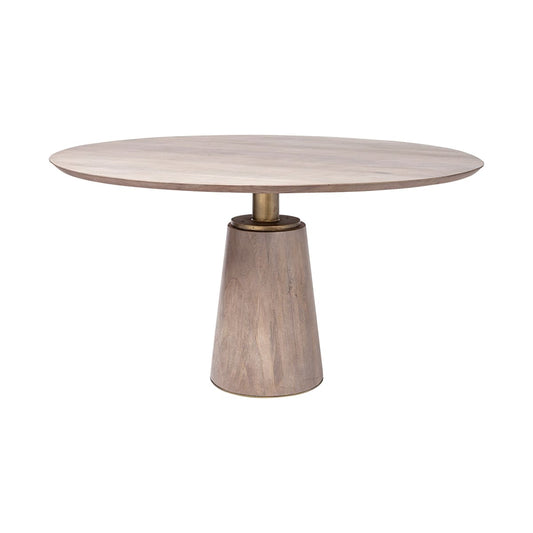 Maxwell Dining Table Light Brown Wood - dining-table