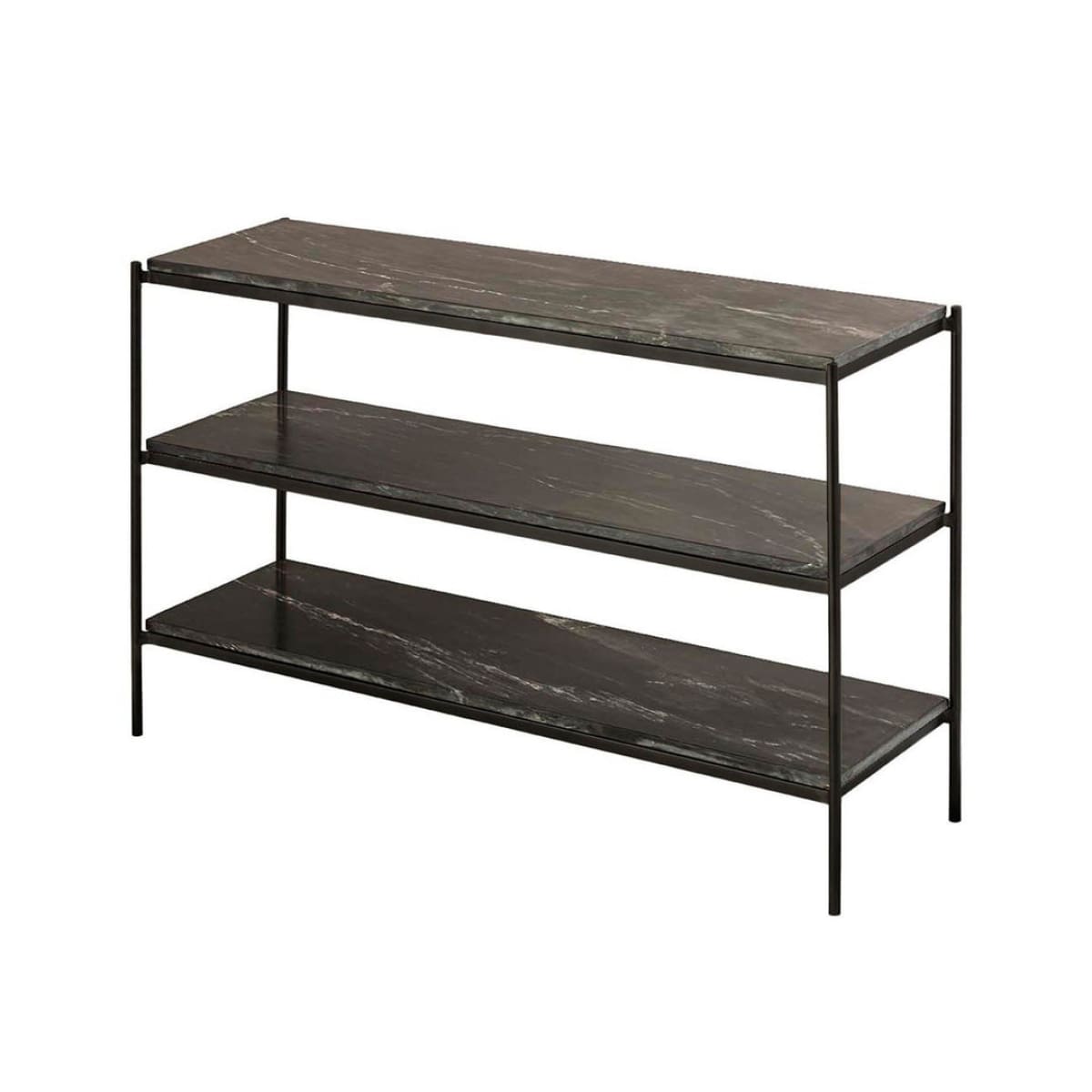 Maya Console Table - Black Marble - lh-import-console-tables