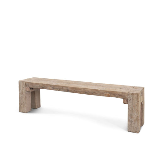 McArthur Bench Reclaimed Wood | Whitewash - benches