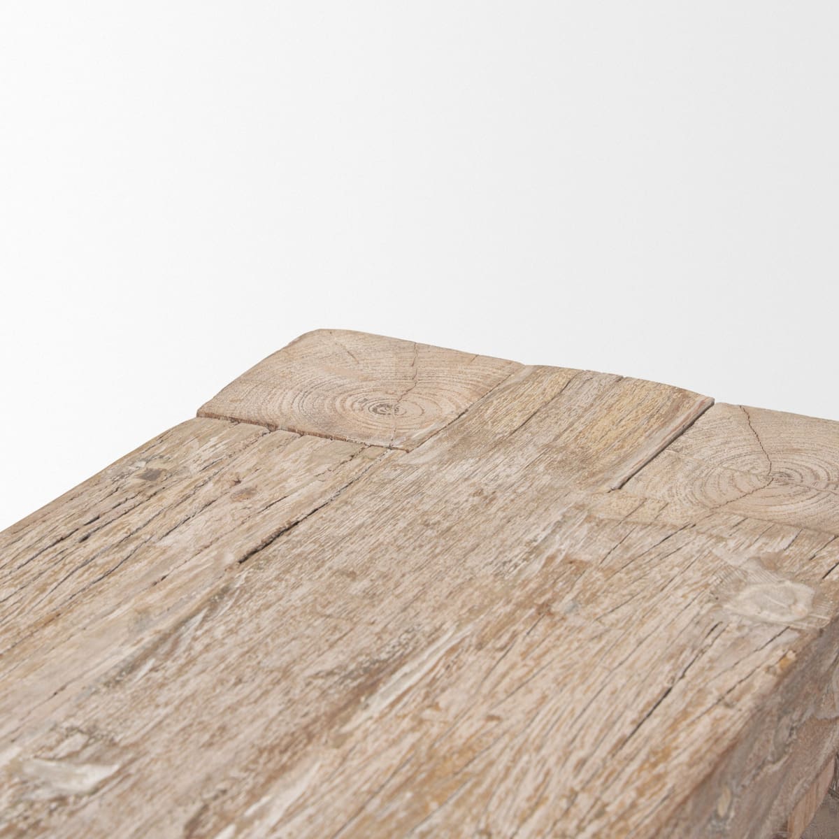 McArthur Bench Reclaimed Wood | Whitewash - benches