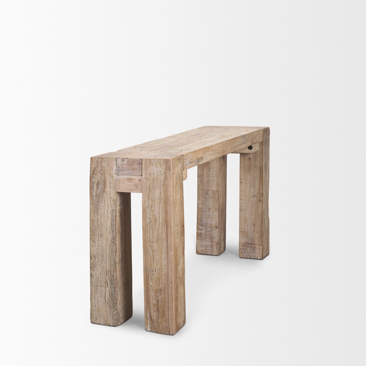 McArthur Console Table Reclaimed Wood | Whitewash - console-tables