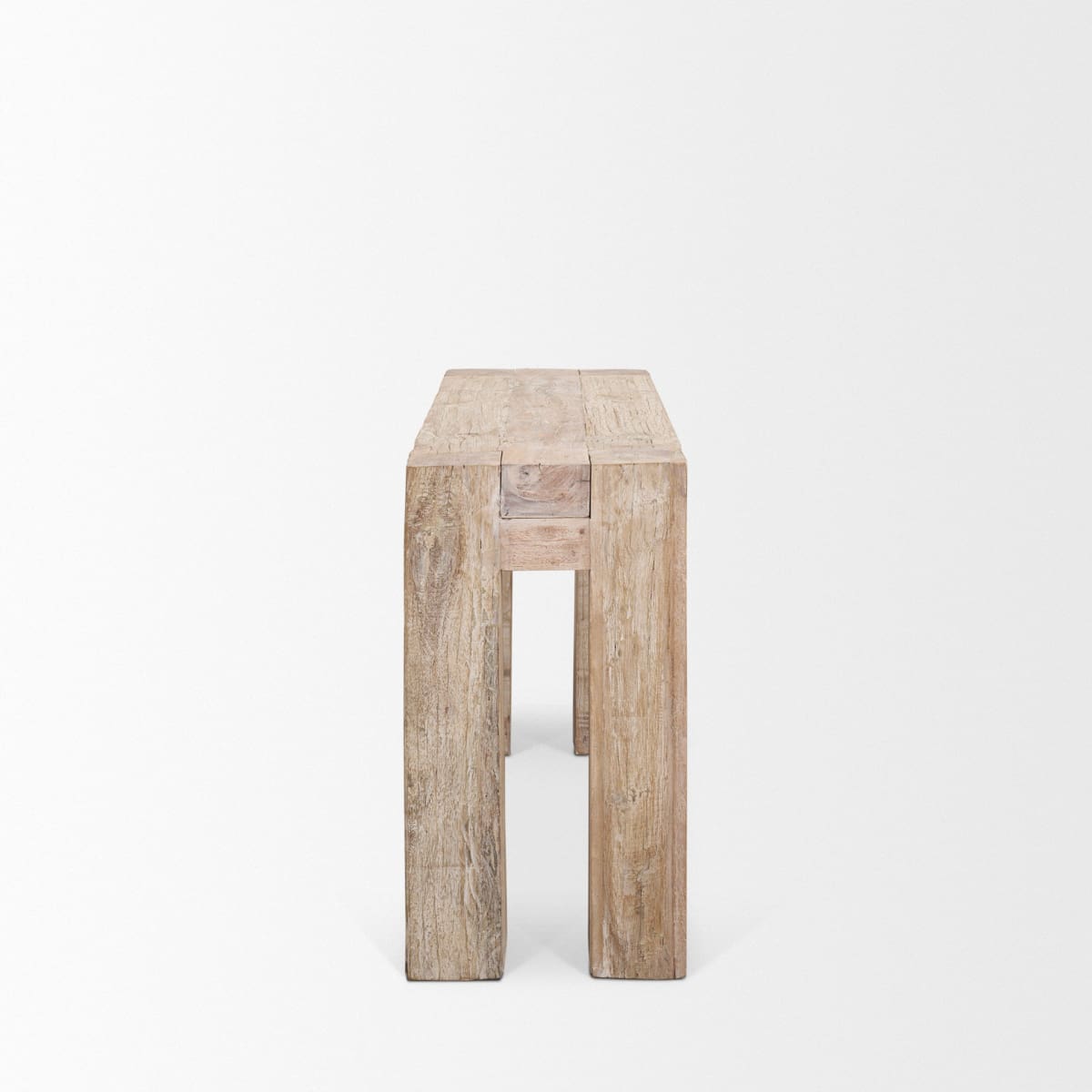 McArthur Console Table Reclaimed Wood | Whitewash - console-tables