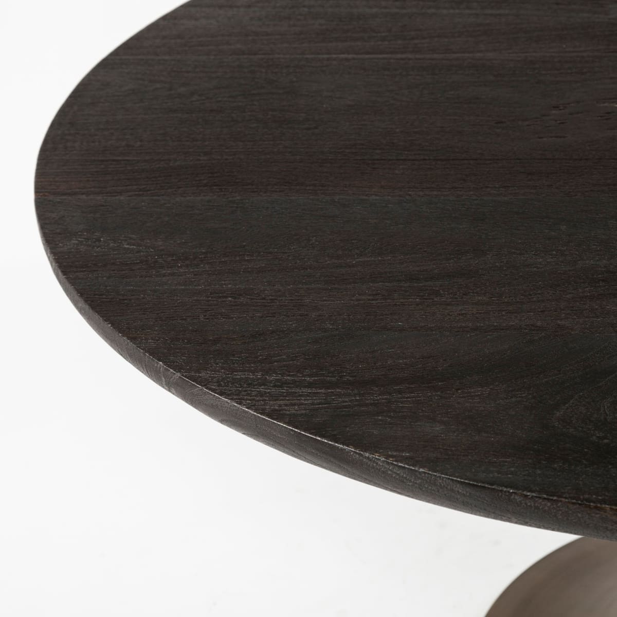 McLeod Dining Table Brown Wood | Gold Metal - dining-table