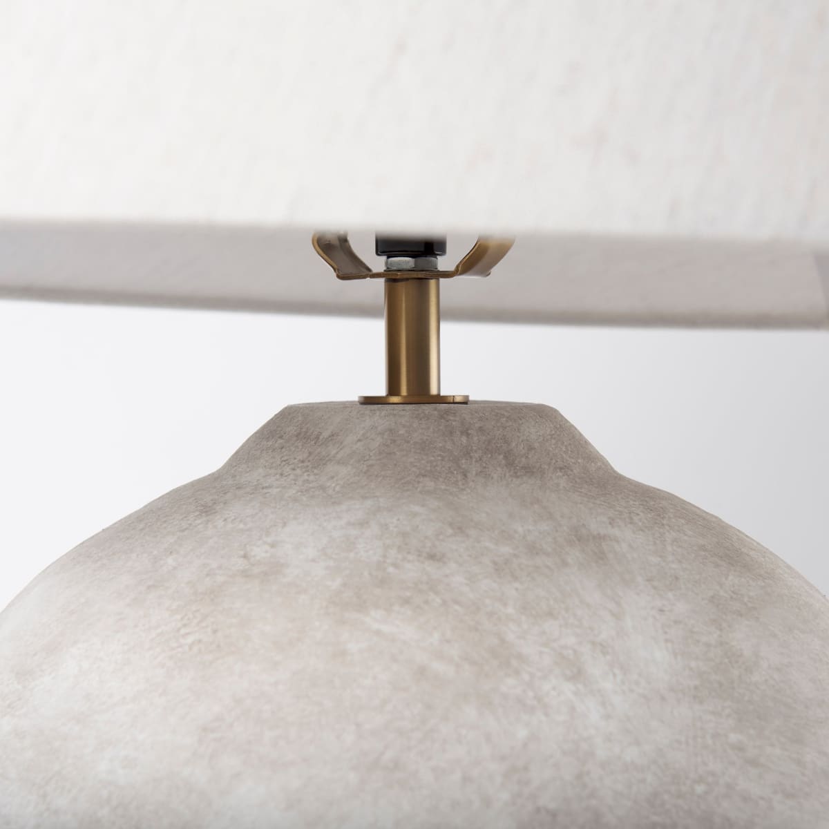 Mehdi Table Lamp Cream Ceramic - table-lamps