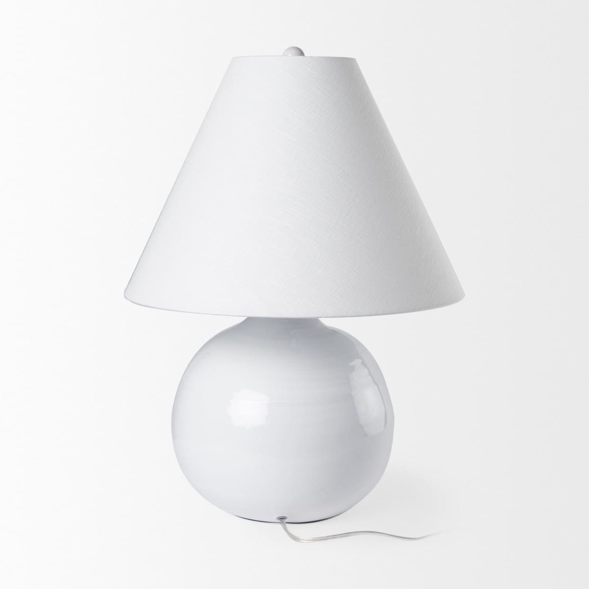 Mehdi Table Lamp White Ceramic - table-lamps