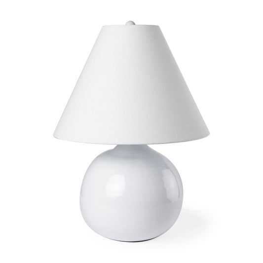 Mehdi Table Lamp White Ceramic - table-lamps