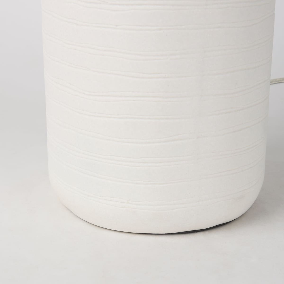 Melanie Table Lamp White Ceramic | White Shade - table-lamps