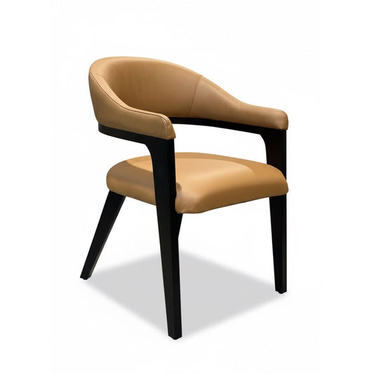 Merlo Full Leather Dining Chairt - Dining Chair