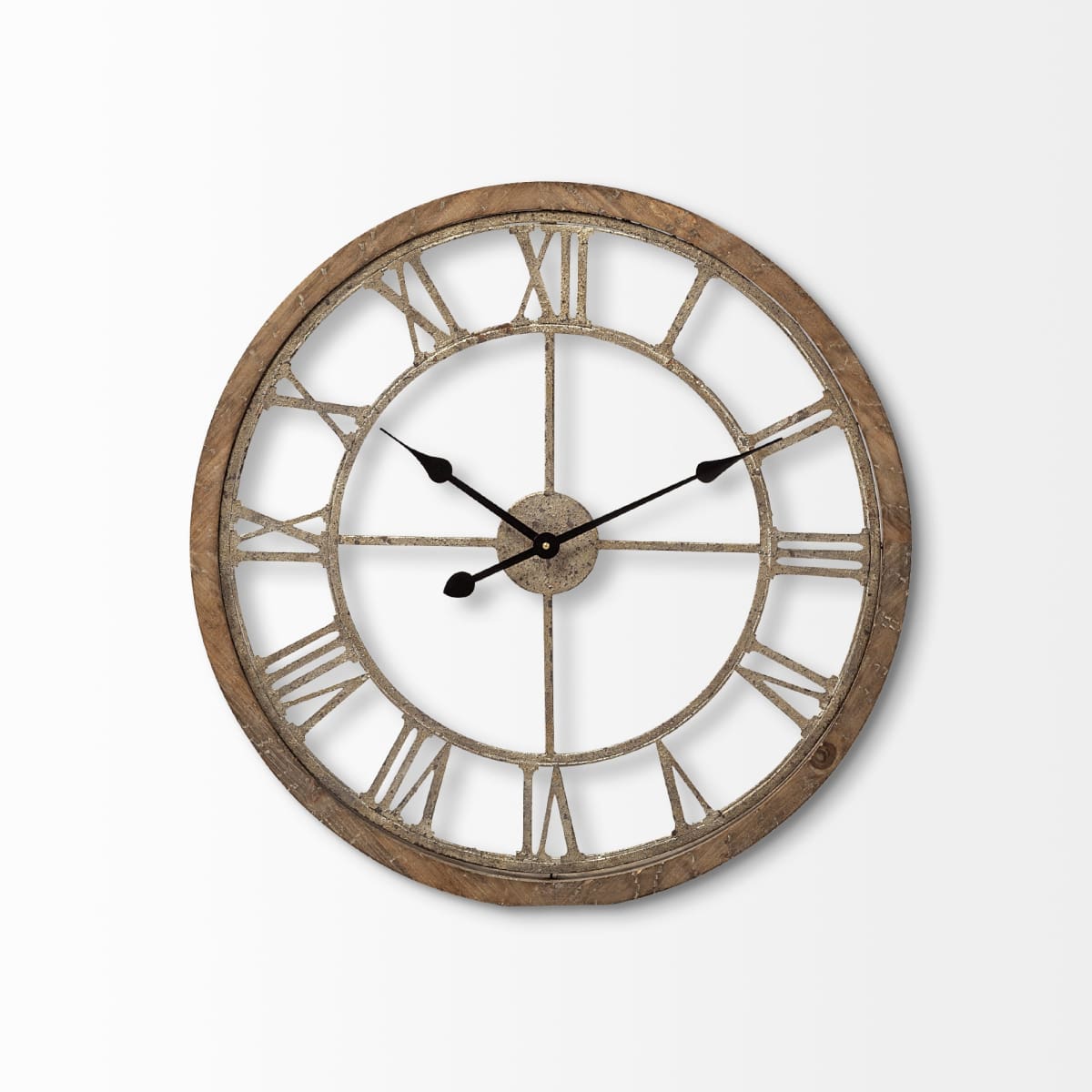 Mething Wall Clock Brown Wood | 25’’ - wall-clocks