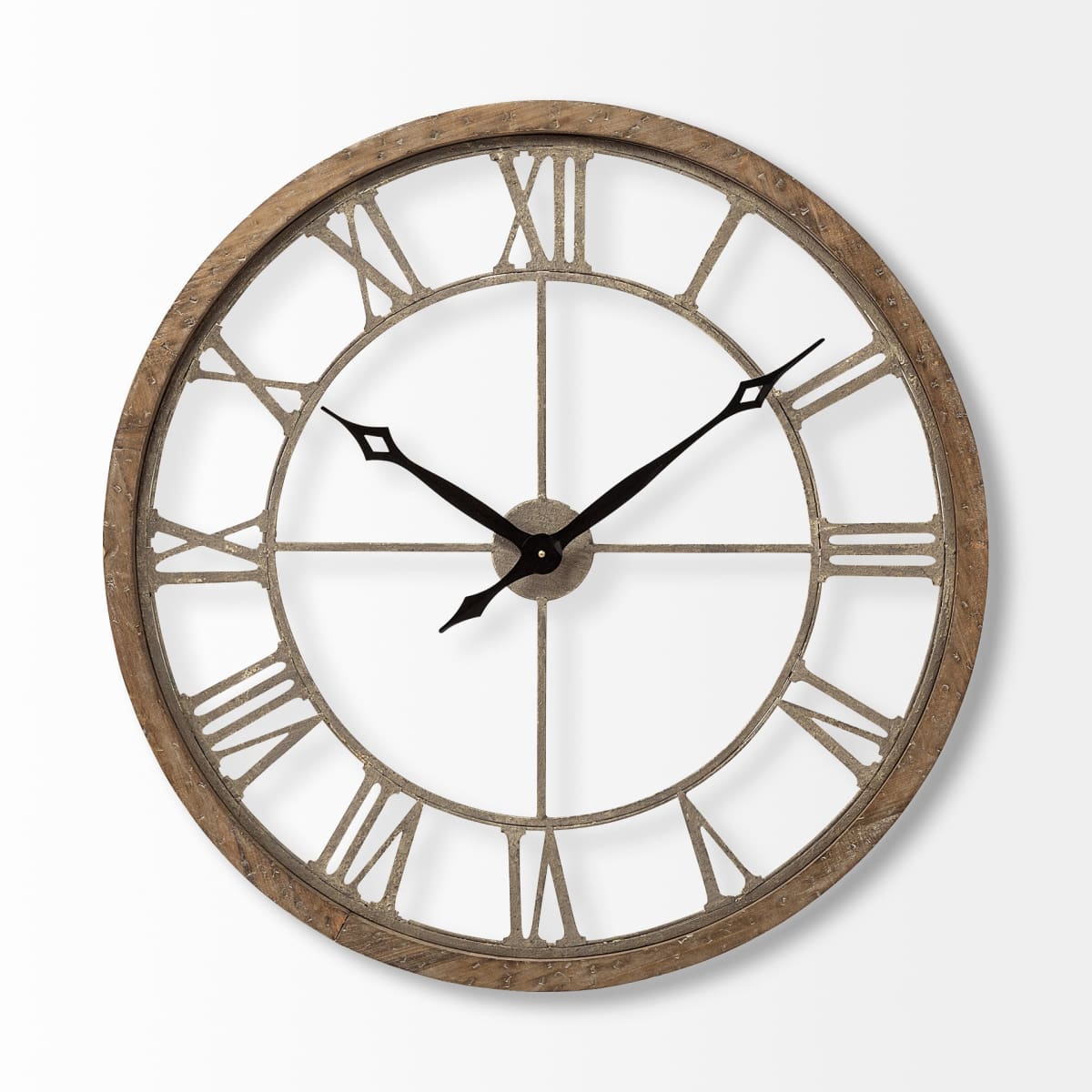 Mething Wall Clock Brown Wood | 32 - wall-clocks