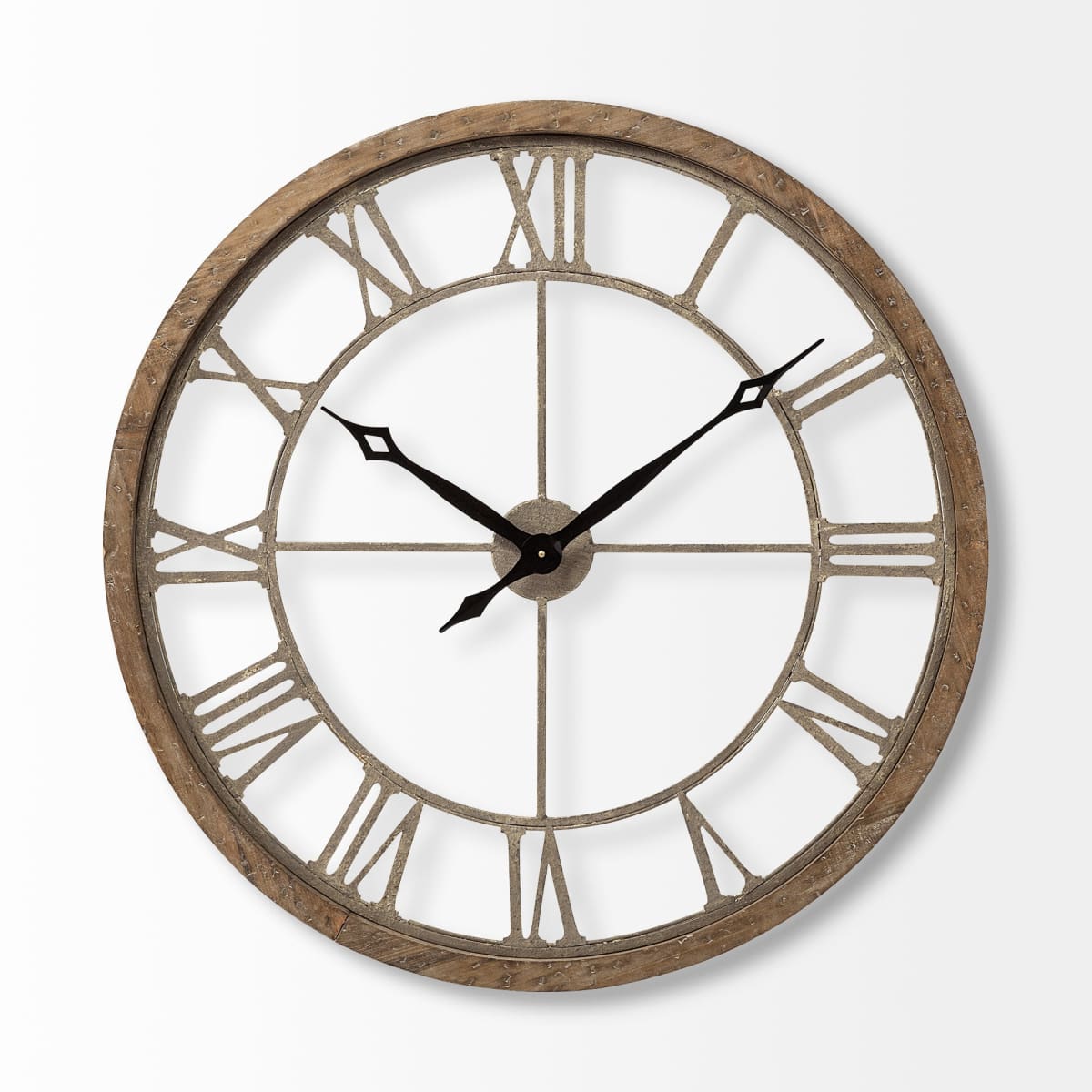 Mething Wall Clock Brown Wood | 32’’ - wall-clocks