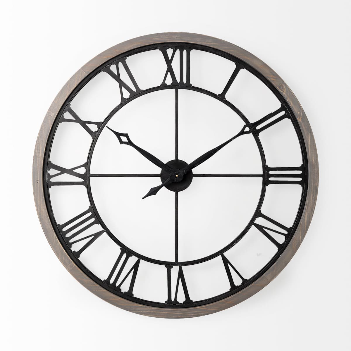 Mething Wall Clock Gray Wood | 32 - wall-clocks