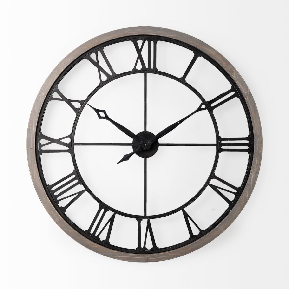 Mething Wall Clock Gray Wood | 32’’ - wall-clocks