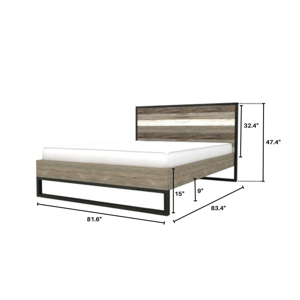 Metro Havana King Bed - lh-import-beds