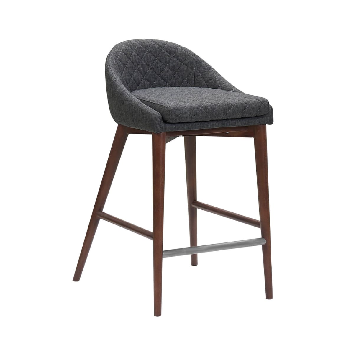 Mila Counter Stool - Dark Grey - lh-import-stools