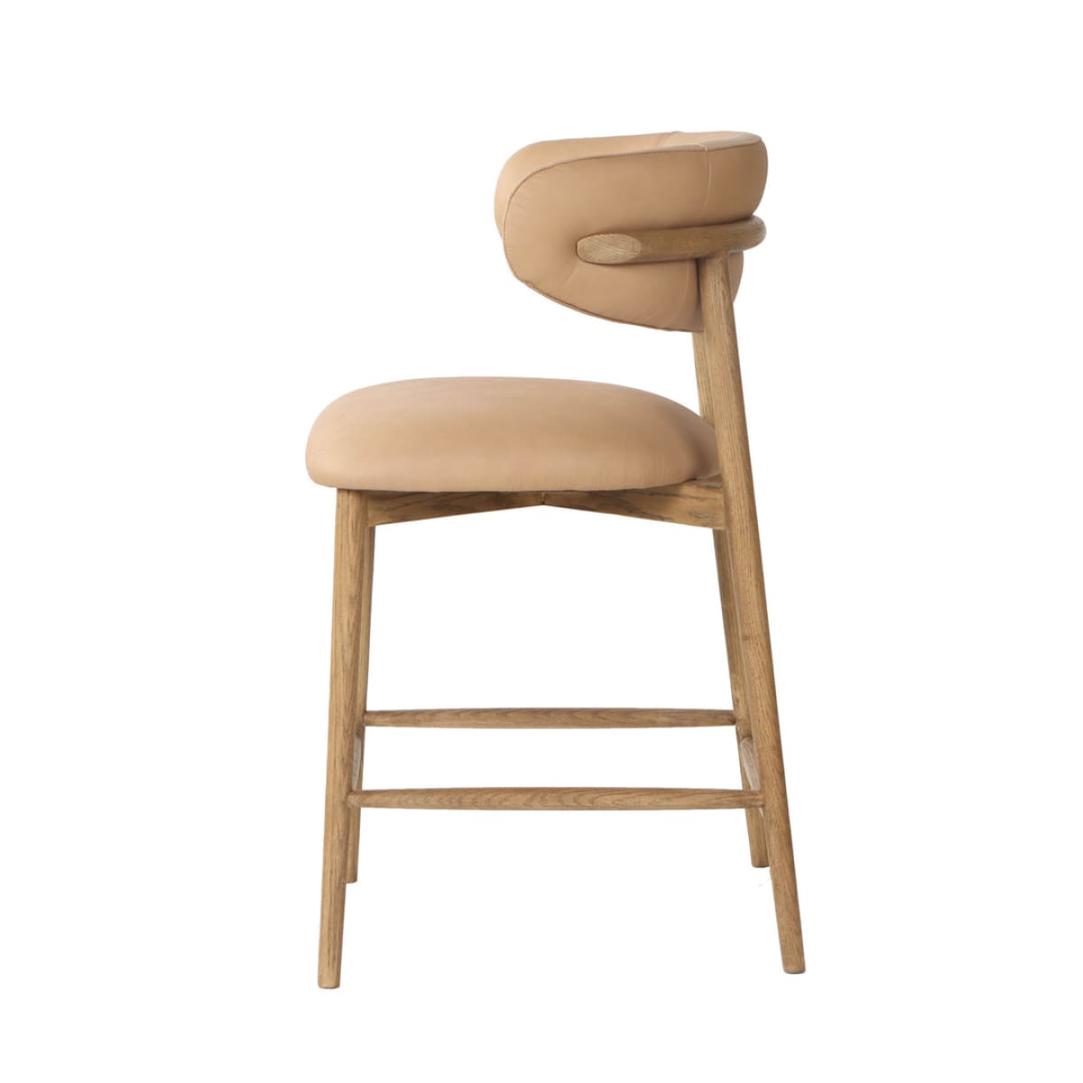 Milo Counter Stool - Nude - lh-import-stools