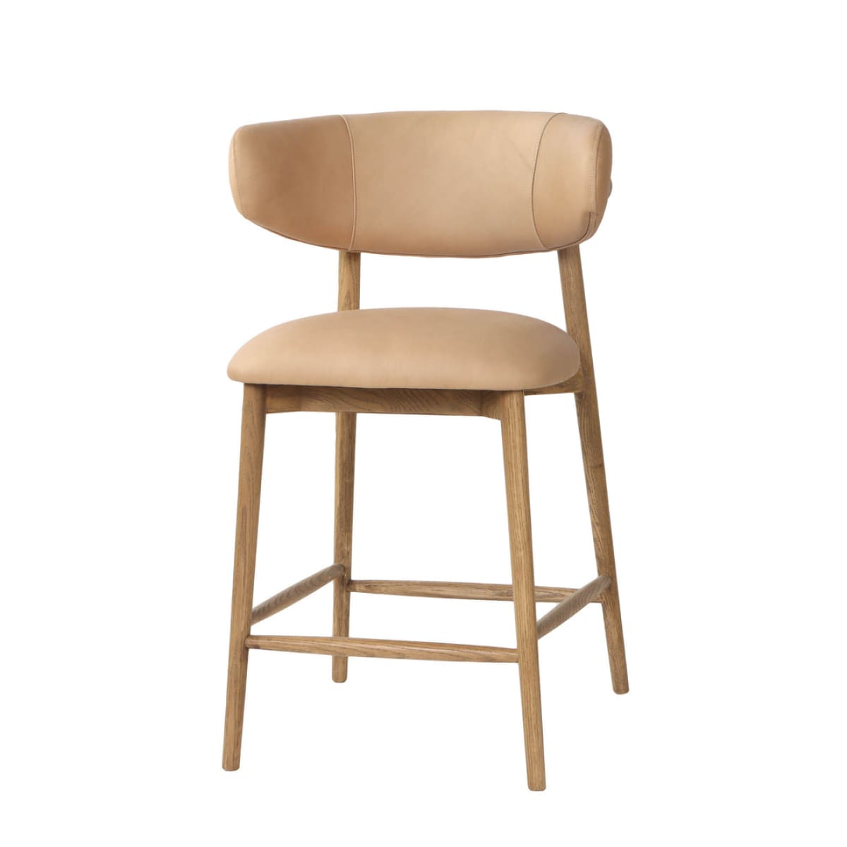 Milo Counter Stool - Nude - lh-import-stools