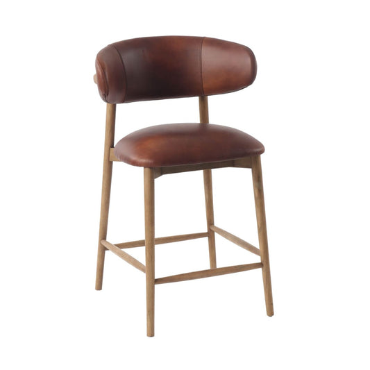 Milo Counter Stool - Tobacco Leather - lh-import-dining-chairs