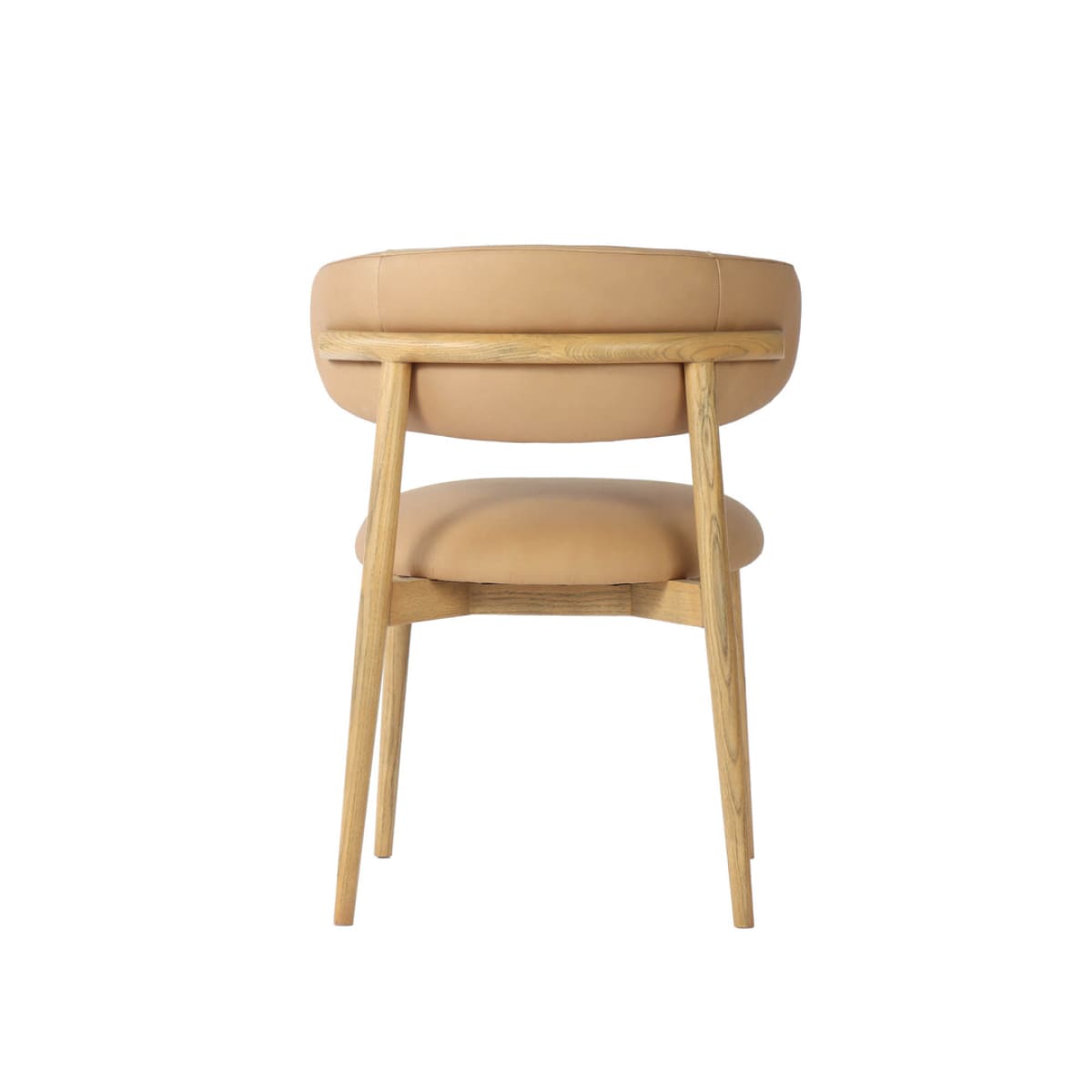 Milo Dining Chair - Tan Leather - lh-import-dining-chairs