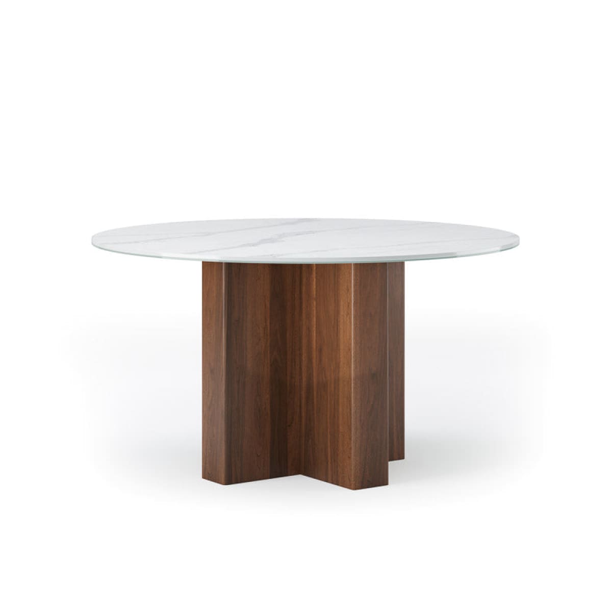 Nathalie Porcelain Top Round Table - dining-table