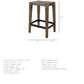 Nell Bar Counter Stool Black Metal | Light Brown Wood | Bar - bar-stools