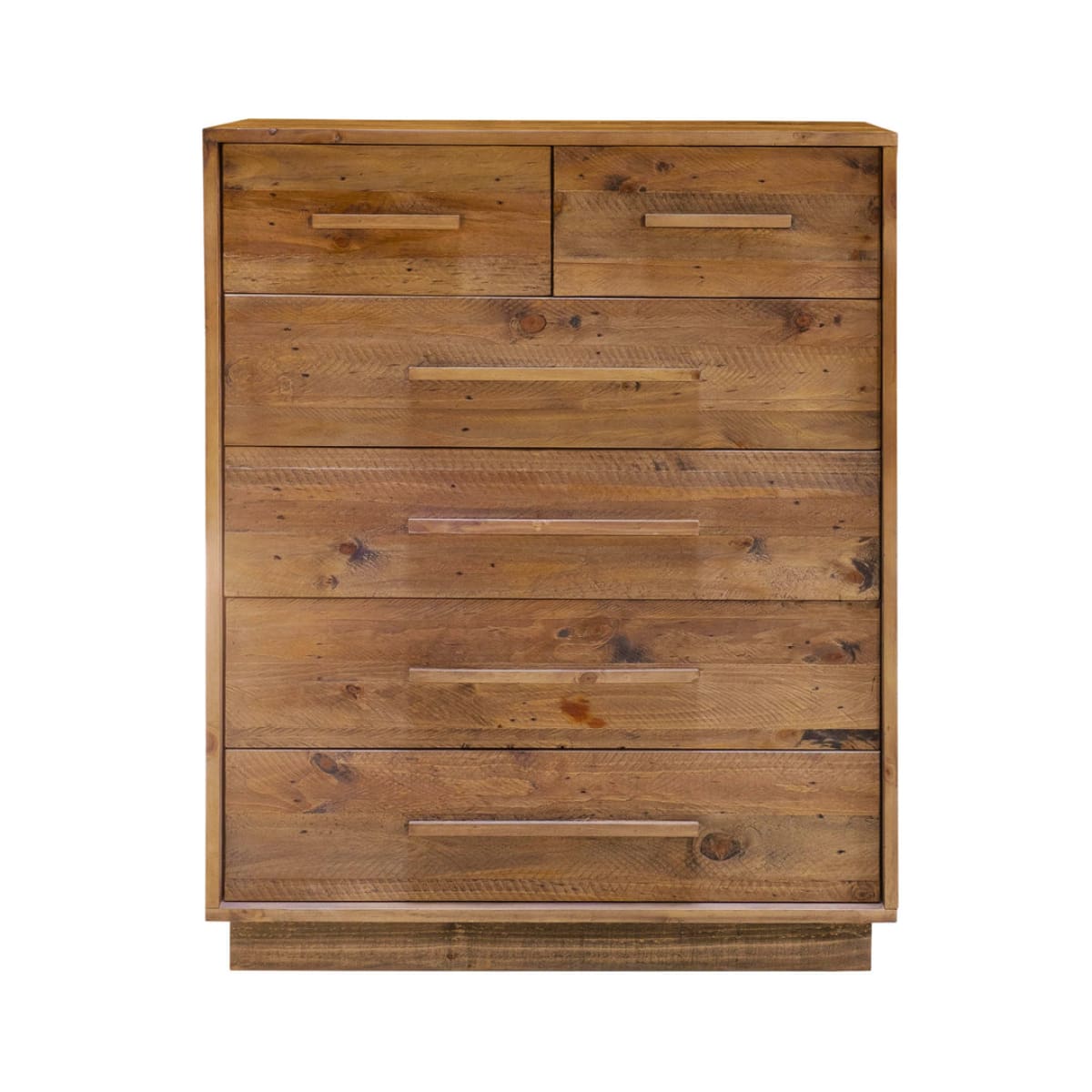 Nevada 6 Drawer Chest - Dark Driftwood - lh-import-dressers