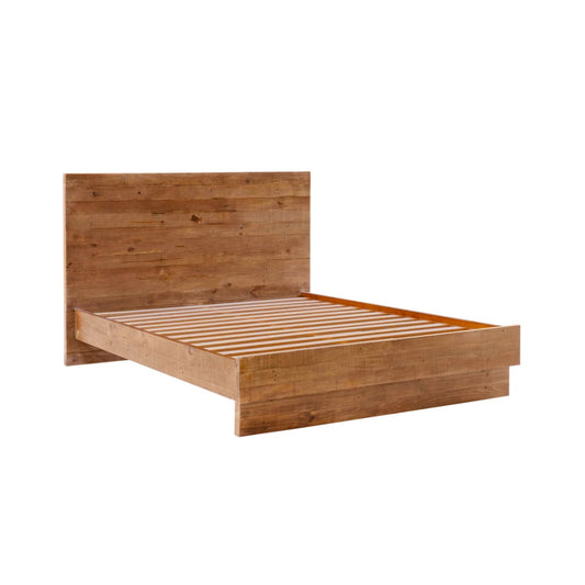 Nevada Queen Bed - Dark Driftwood - lh-import-beds