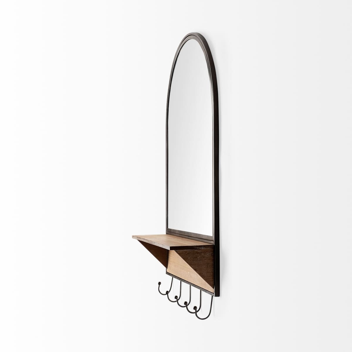 Neville Wall Mirror Black Metal - wall-mirrors-grouped