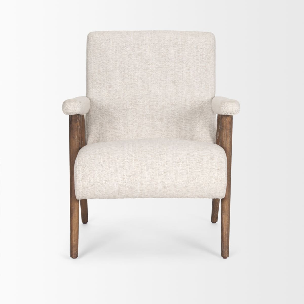 Nico Accent Chair Oatmeal | Medium Brown - accent-chairs