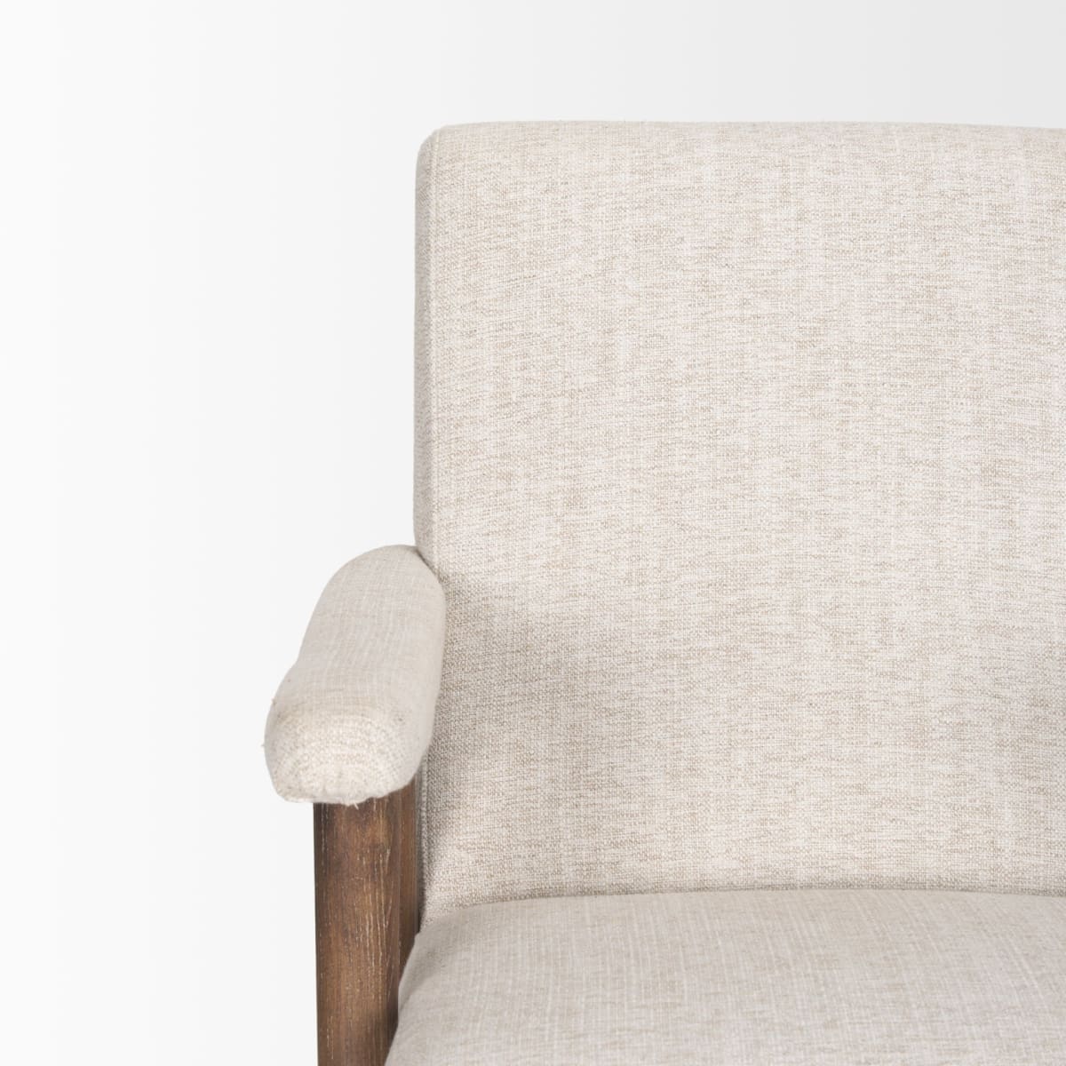 Nico Accent Chair Oatmeal | Medium Brown - accent-chairs