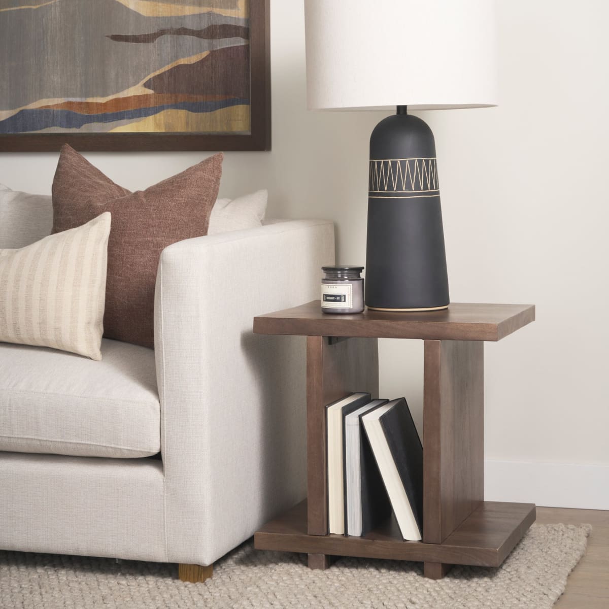 Nohr Accent Table Medium Brown - end-and-side-tables