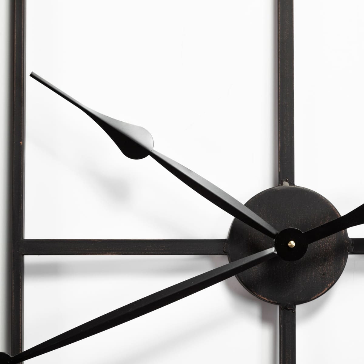 Norwood Wall Clock Black Metal | 60’’ - wall-clocks