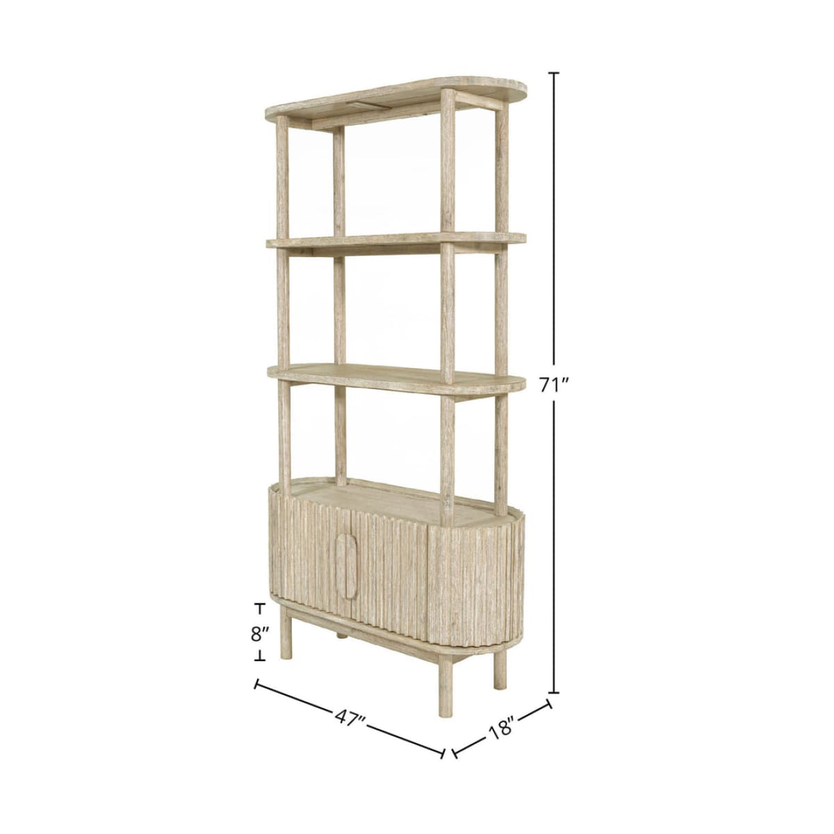 Oasis Bookcase - lh-import-bookcases