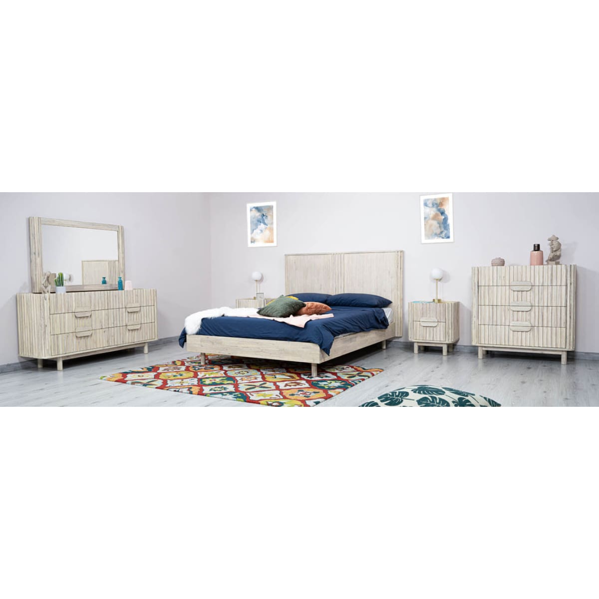 Oasis Queen Bed - lh-import-beds
