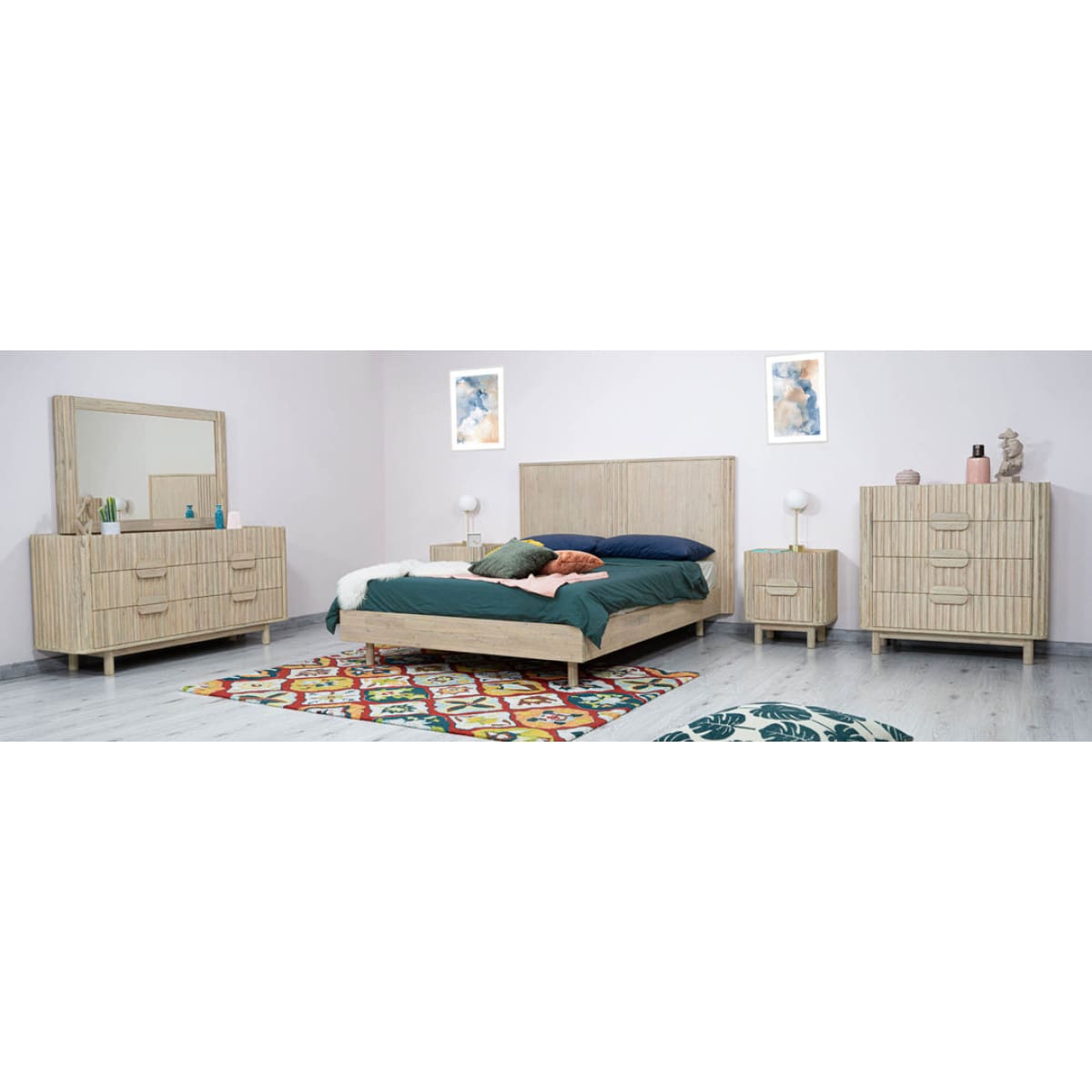 Oasis Queen Bed - lh-import-beds