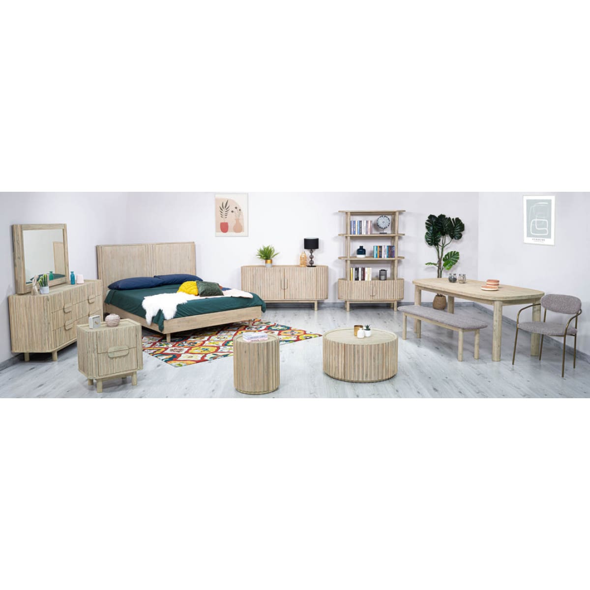 Oasis Queen Bed - lh-import-beds