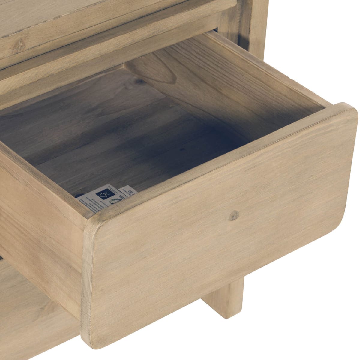 Opera 2 Drawer Nightstand - Scrubbed Teak - lh-import-nightstands