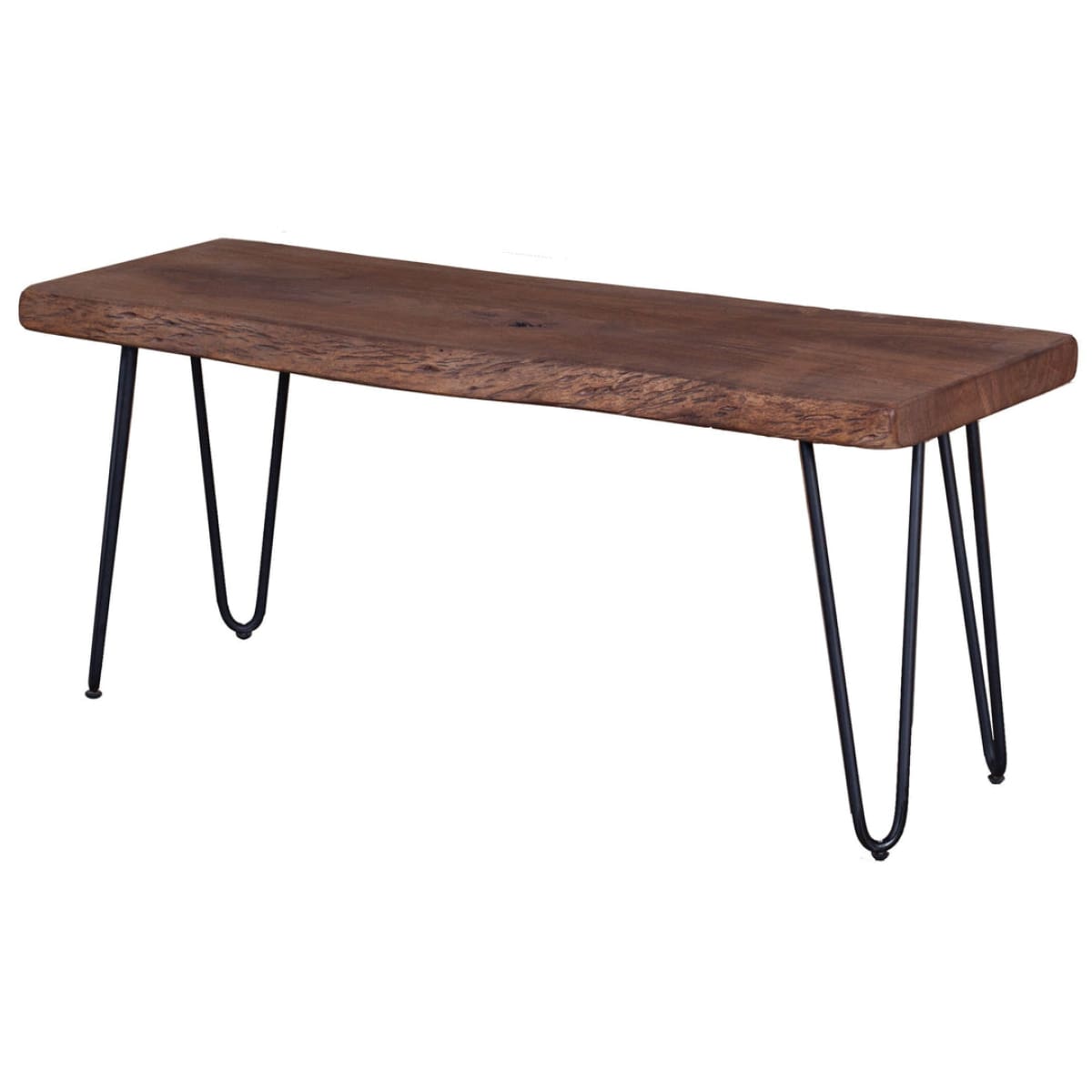 Organic Bench - Matte Brown - lh-import-dining-benches